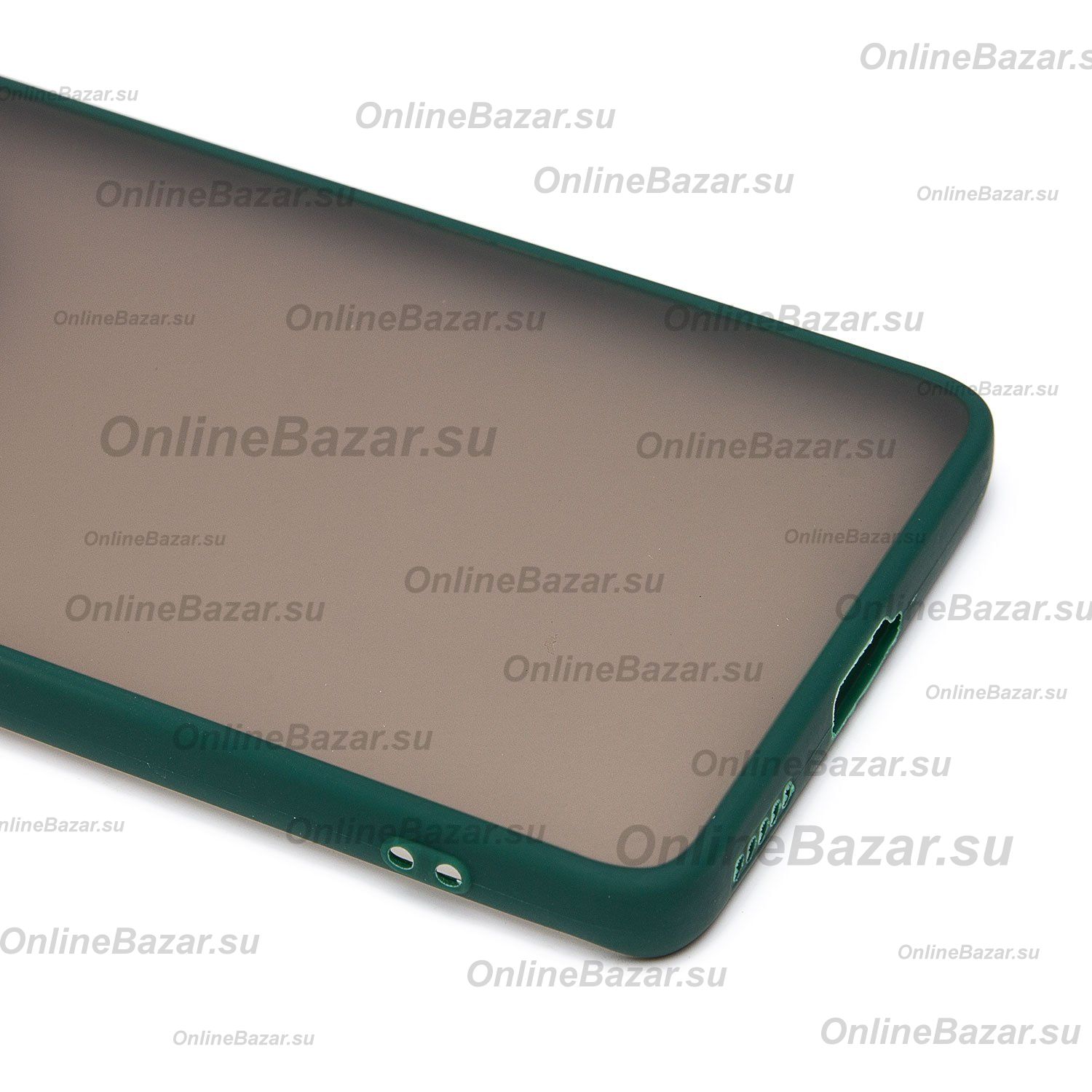 Чехол для Huawei Honor X9b пластиковый с окантовкой <зеленый> ― OnlineBazar.su