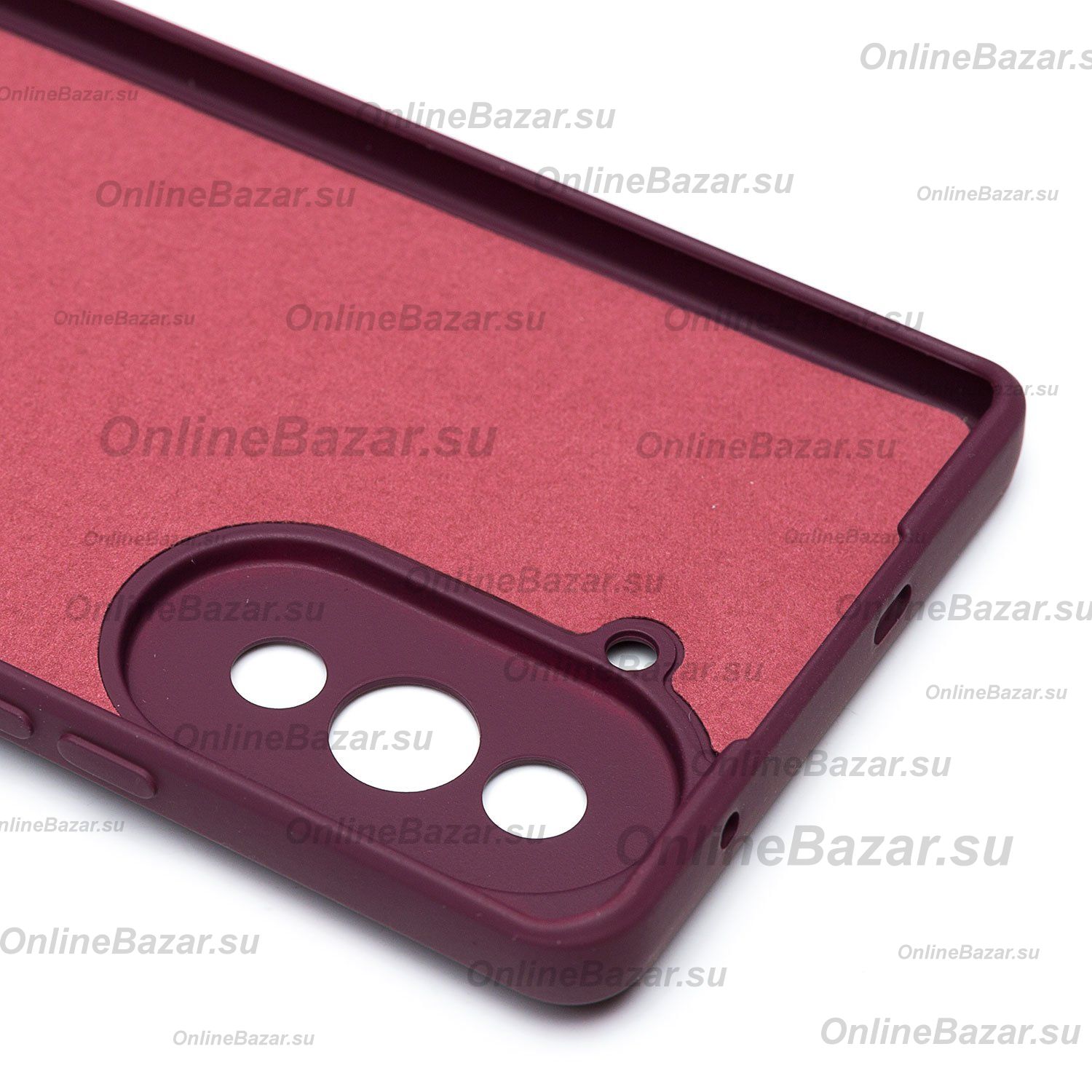 Чехол для Huawei NCO-LX1 силиконовый Soft Touch 4 <бордовый> ― OnlineBazar.su