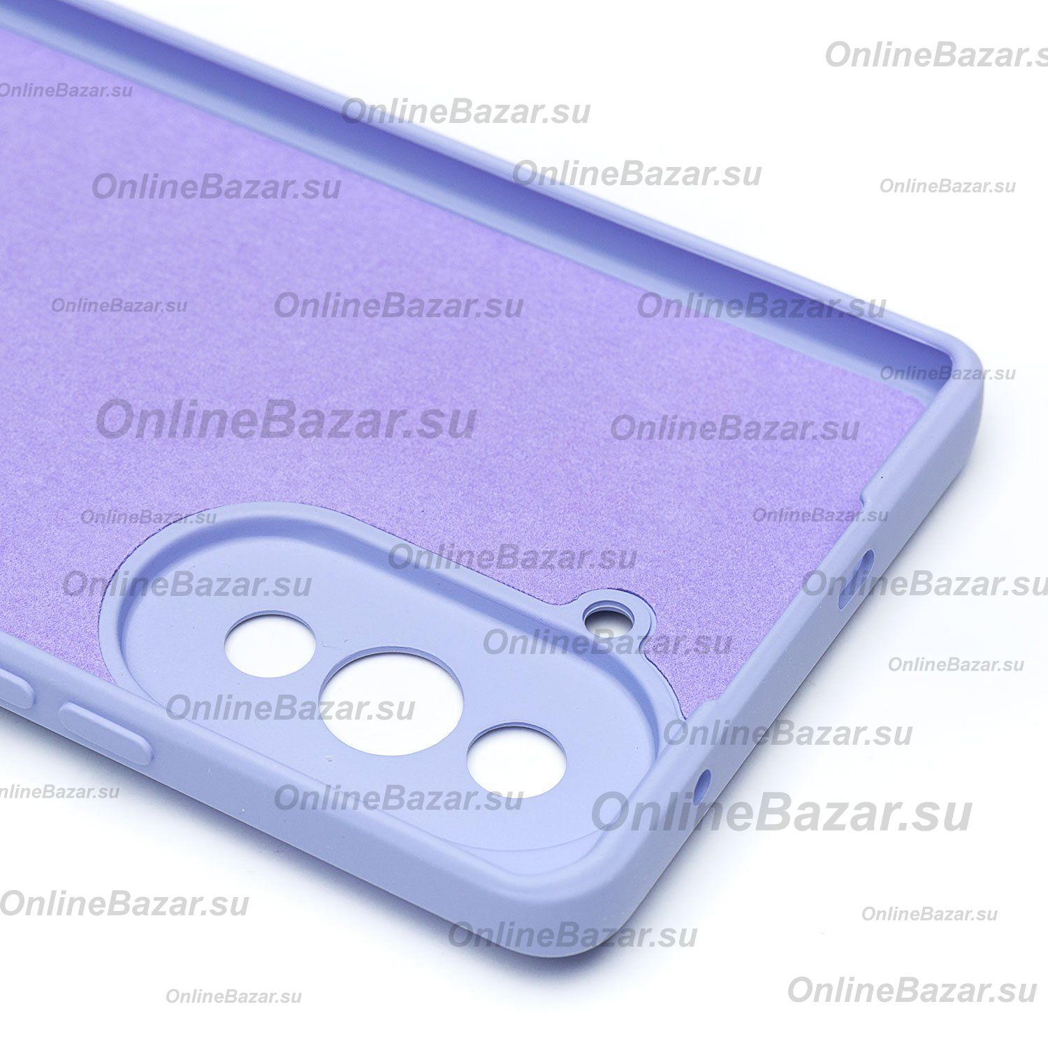 Чехол для Huawei NCO-LX1 силиконовый Soft Touch 4 <светло-фиолетовый> ― OnlineBazar.su