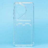 Чехол для Huawei Pura 70 Ultra силиконовый с картхолдером №2 <прозрачный> ― OnlineBazar.su