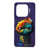 Чехол для Tecno Spark 20C (BG7n) силиконовый (рис. 335/кот) <фиолетовый> ― OnlineBazar.su