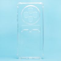 Чехол для Oppo Reno 12 F силиконовый с картхолдером №2 <прозрачный> ― OnlineBazar.su