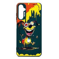 Чехол для Samsung SM-A057F (Galaxy A05s) силиконовый (рис. 335/собака) <темно-зеленый> ― OnlineBazar.su