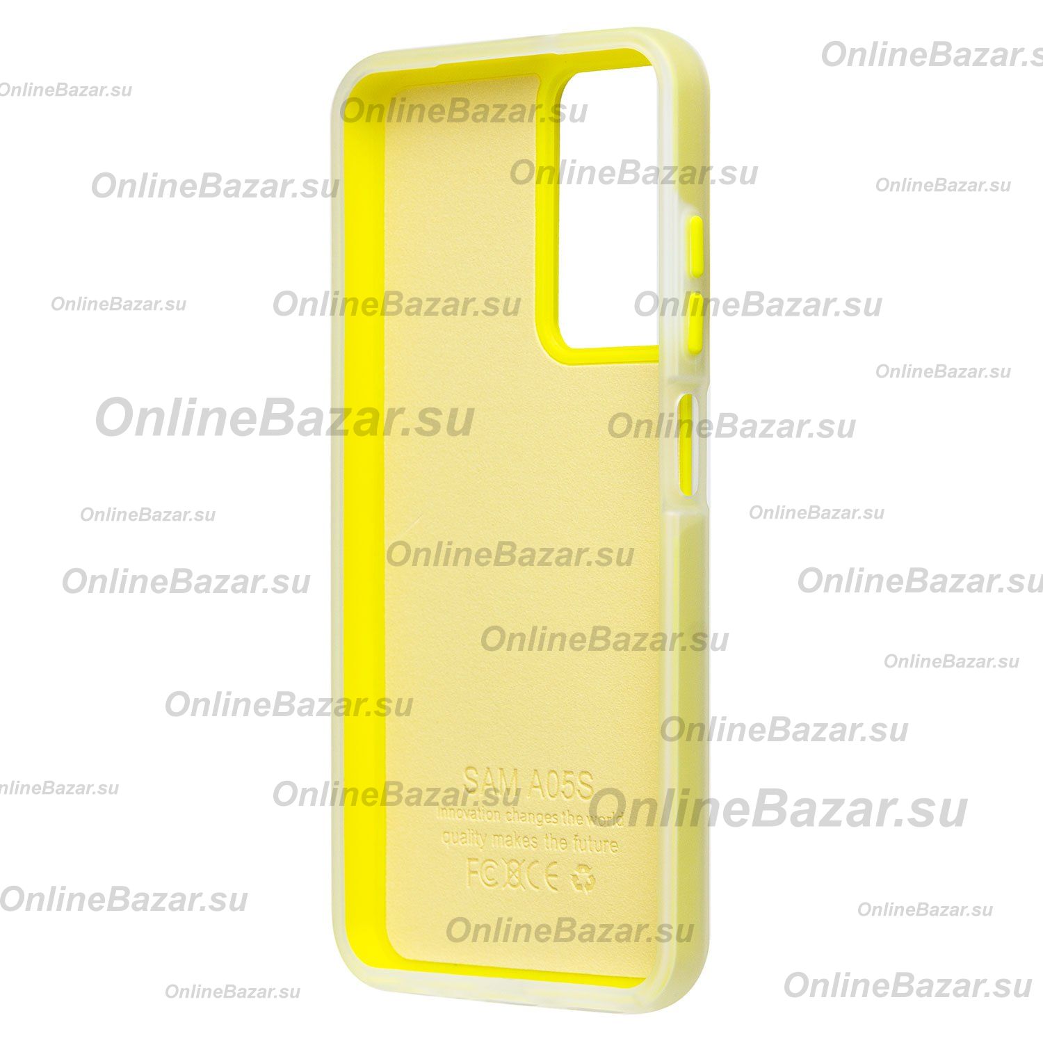 Чехол для Samsung SM-A057F (Galaxy A05s) силиконовый матовый №10 <желтый> ― OnlineBazar.su