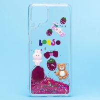 Чехол для Samsung SM-A125F (Galaxy A12) силиконовый 3D игрушки <бордовый> ― OnlineBazar.su