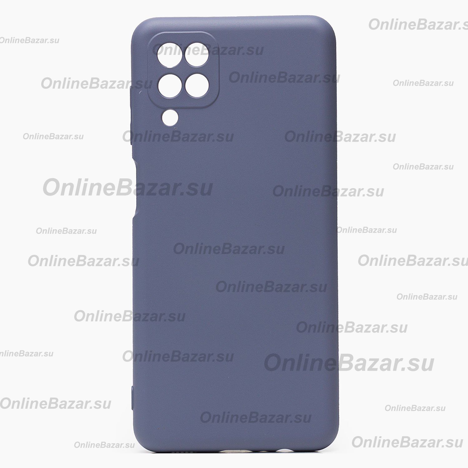 Чехол для Samsung SM-A125F (Galaxy A12) силиконовый Soft Touch 2 <серый> ― OnlineBazar.su