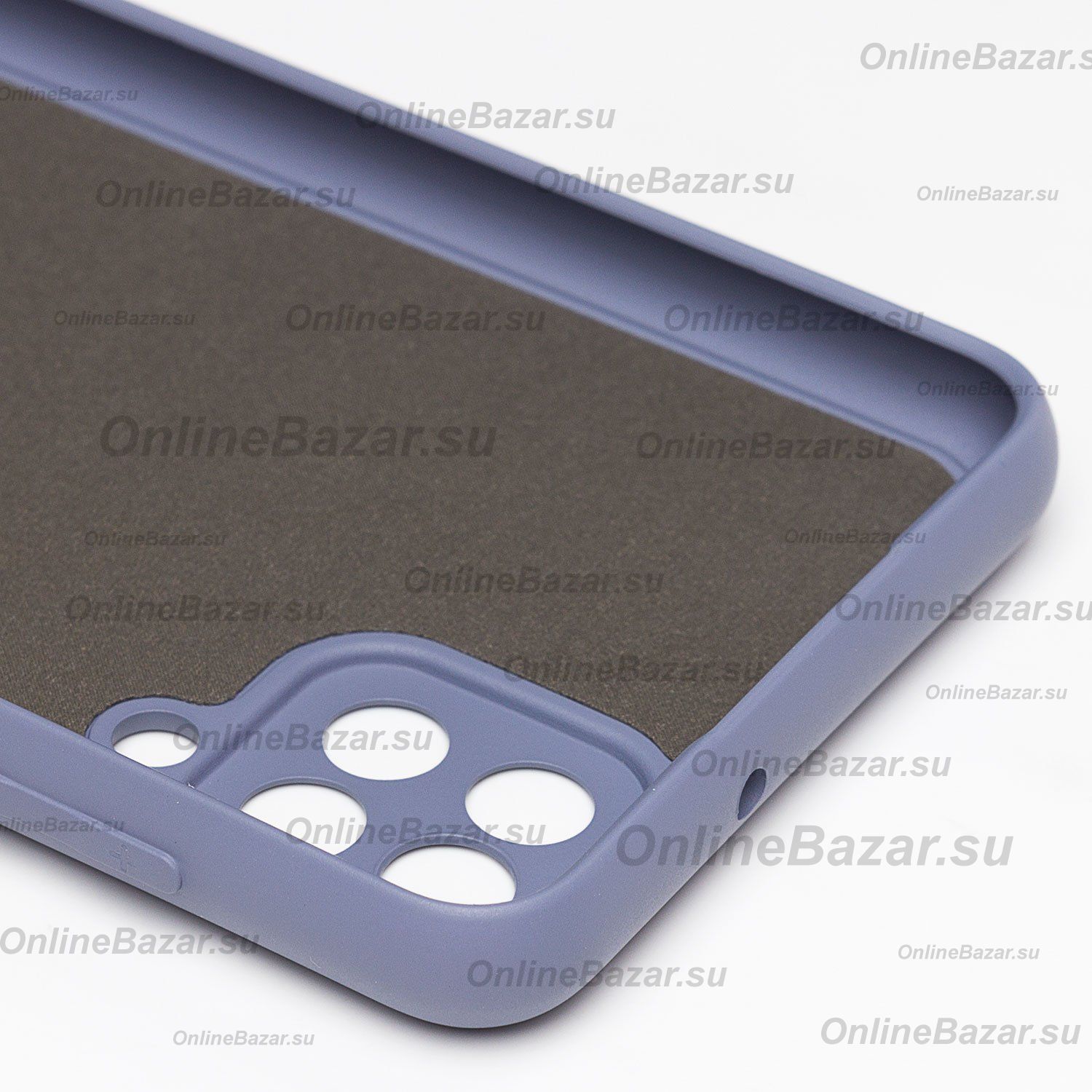 Чехол для Samsung SM-A125F (Galaxy A12) силиконовый Soft Touch 2 <серый> ― OnlineBazar.su