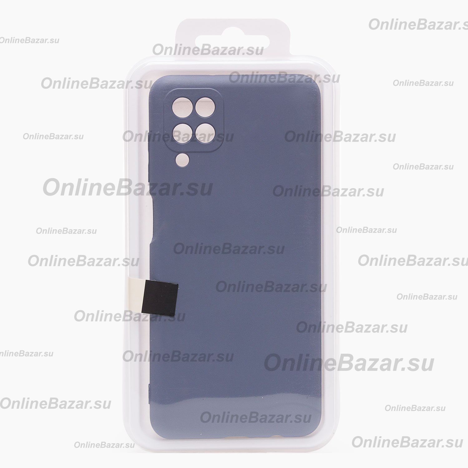 Чехол для Samsung SM-A125F (Galaxy A12) силиконовый Soft Touch 2 <серый> ― OnlineBazar.su