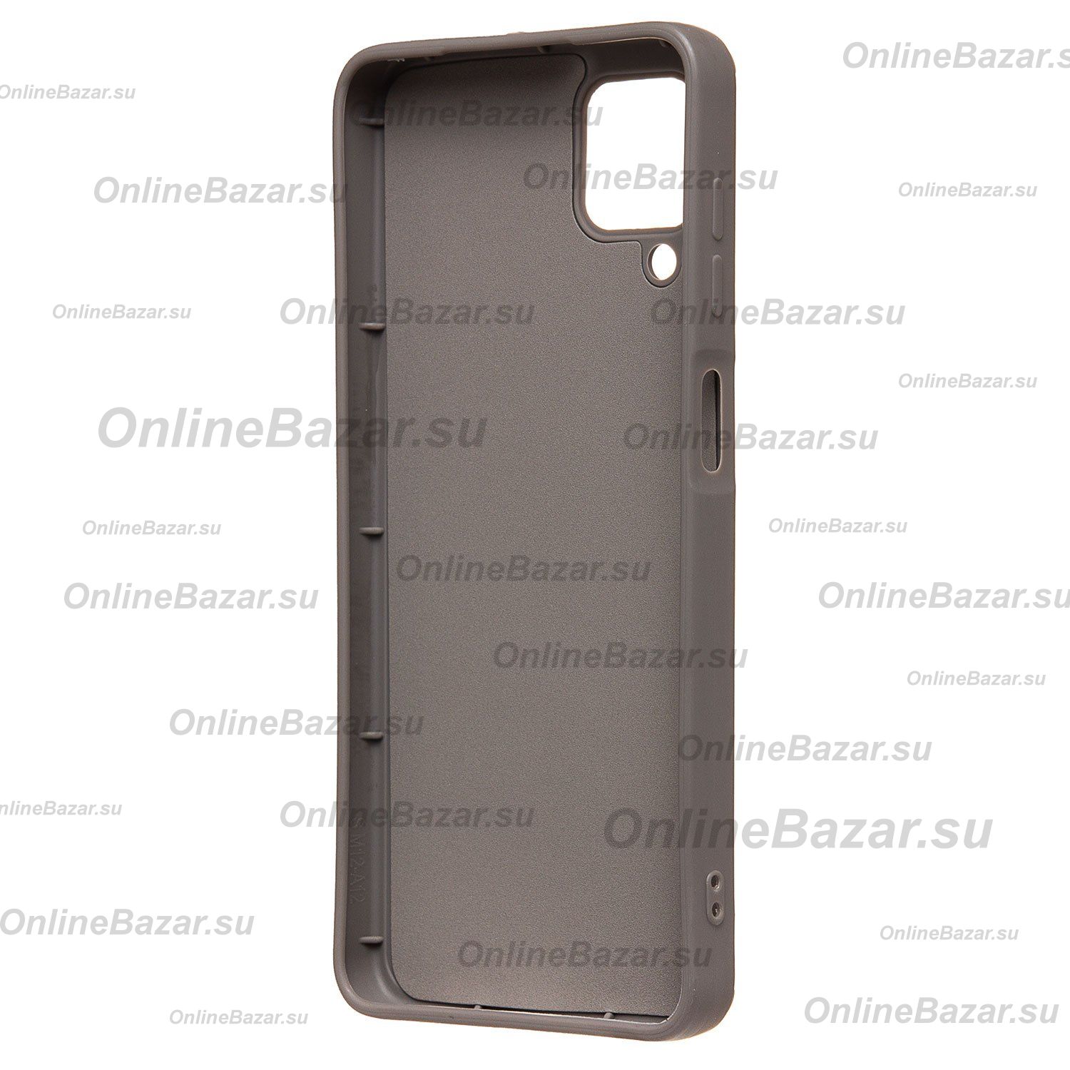 Чехол для Samsung SM-A125F (Galaxy A12) силиконовый (рис. 335/панда) <серый> ― OnlineBazar.su