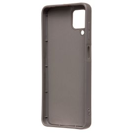 Чехол для Samsung SM-A125F (Galaxy A12) силиконовый (рис. 335/панда) <серый>