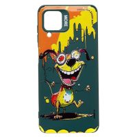 Чехол для Samsung SM-A125F (Galaxy A12) силиконовый (рис. 335/собака) <темно-зеленый> ― OnlineBazar.su