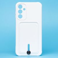 Чехол для Samsung SM-A155F (Galaxy A15) силиконовый с картхолдером №4 <белый> ― OnlineBazar.su