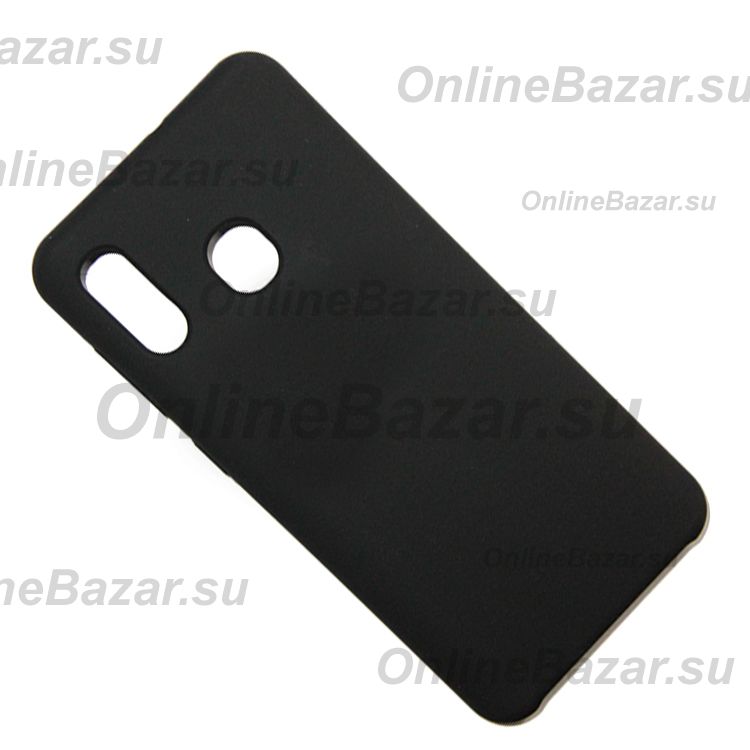 Чехол для Samsung SM-A305F (Galaxy A30) силиконовый Soft Touch <черный> (премиум) ― OnlineBazar.su