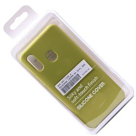 Чехол для Samsung SM-A305F (Galaxy A30) силиконовый Soft Touch <зеленый> (премиум)