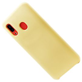 Чехол для Samsung SM-A305F (Galaxy A30) силиконовый Soft Touch <лимонный> (премиум)