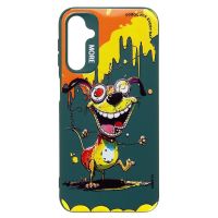 Чехол для Samsung SM-A245F (Galaxy A24) силиконовый (рис. 335/собака) <темно-зеленый> ― OnlineBazar.su