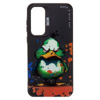 Чехол для Samsung SM-A356E (Galaxy A35 5G) силиконовый (рис. 335/утка) <черный> ― OnlineBazar.su