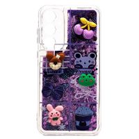 Чехол для Samsung SM-A356E (Galaxy A35 5G) силиконовый 3D игрушки <фиолетовый> ― OnlineBazar.su