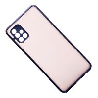 Чехол для Samsung SM-A515F (Galaxy A51) пластиковый с окантовкой <синий> ― OnlineBazar.su