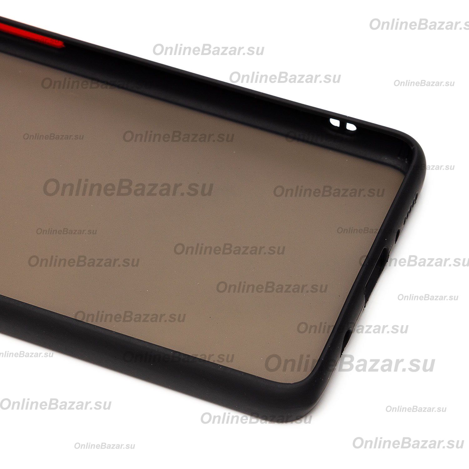 Чехол для Samsung SM-A515F (Galaxy A51) пластиковый с окантовкой <черный> ― OnlineBazar.su