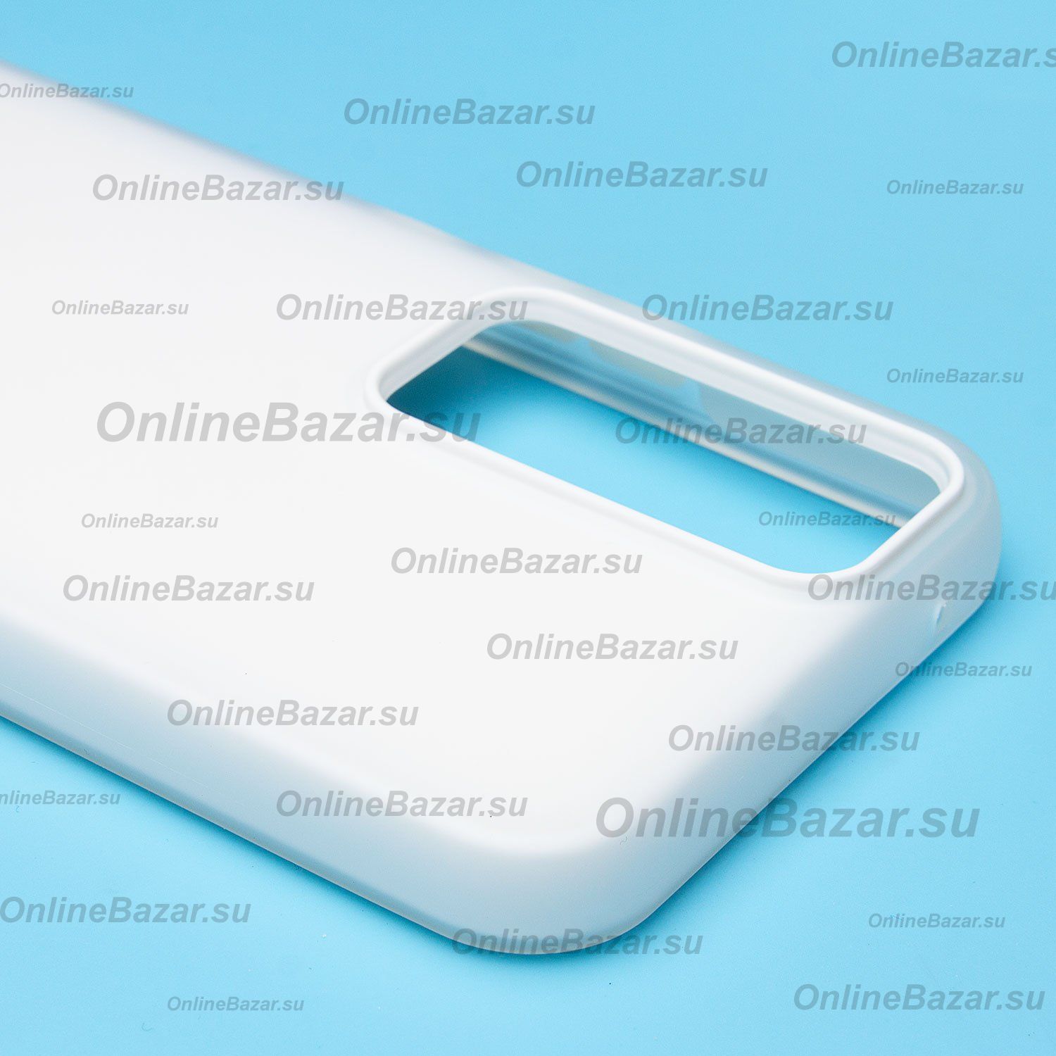 Чехол для Samsung SM-A546E (Galaxy A54 5G) силиконовый матовый №10 <белый> ― OnlineBazar.su