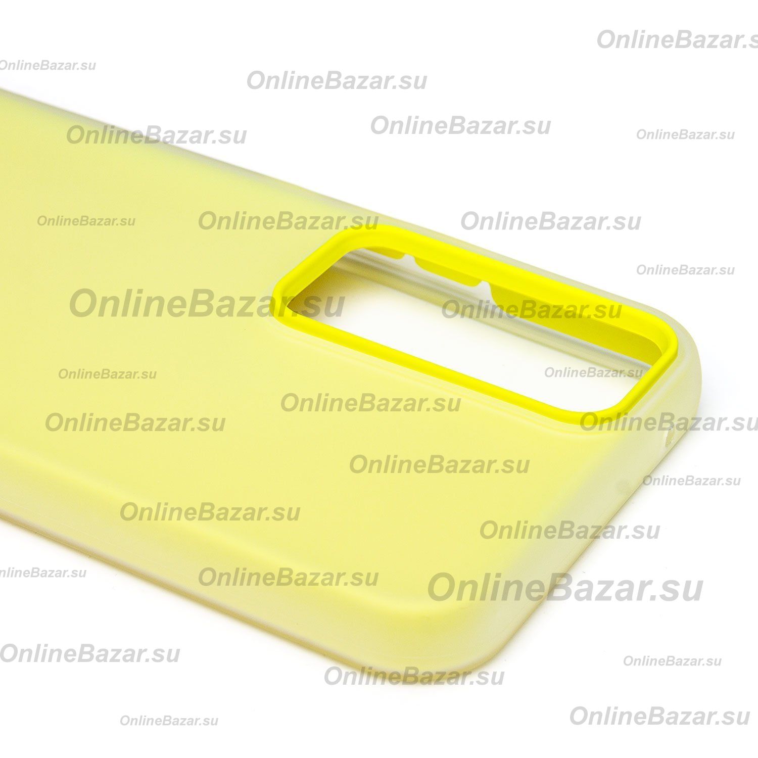 Чехол для Samsung SM-A546E (Galaxy A54 5G) силиконовый матовый №10 <желтый> ― OnlineBazar.su
