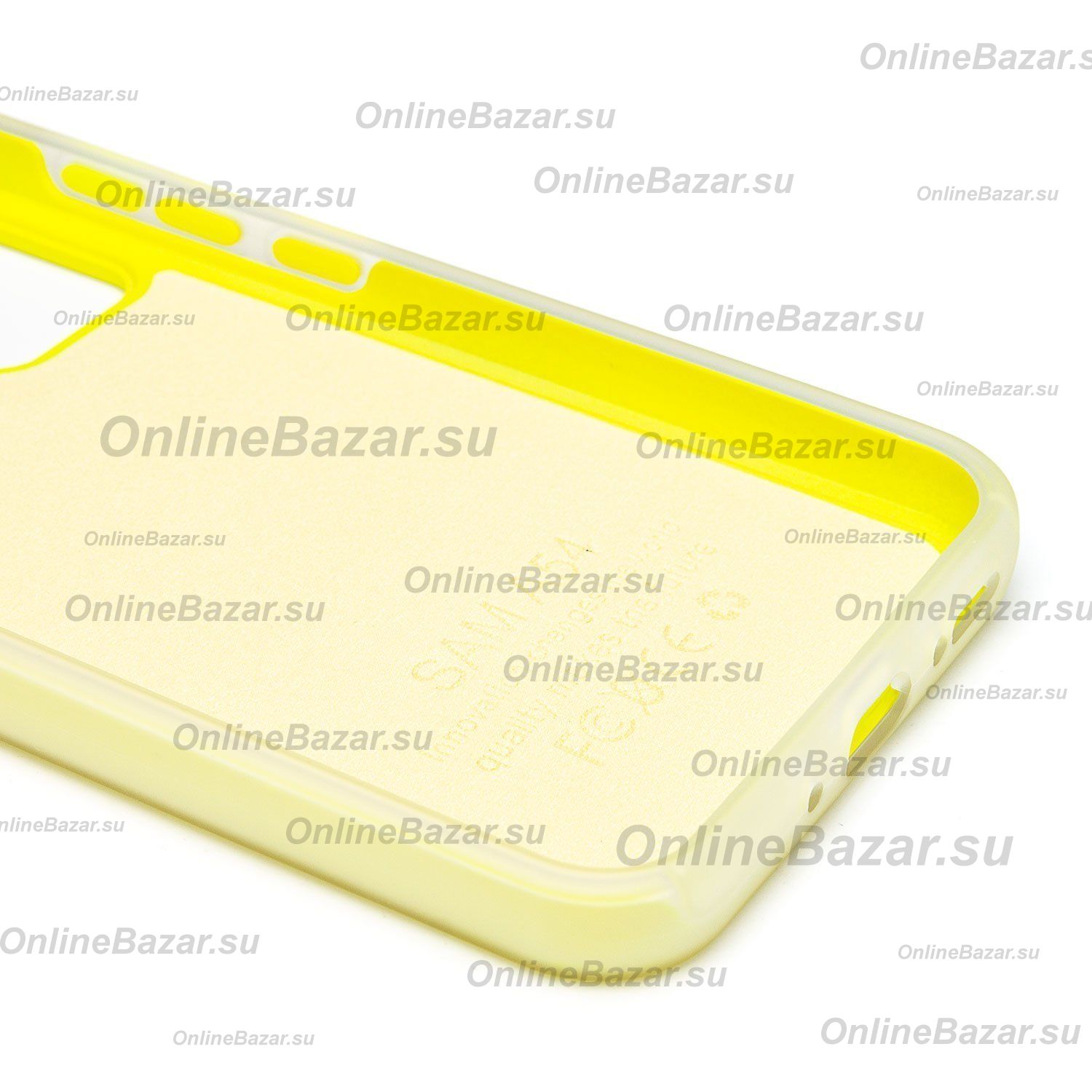Чехол для Samsung SM-A546E (Galaxy A54 5G) силиконовый матовый №10 <желтый> ― OnlineBazar.su
