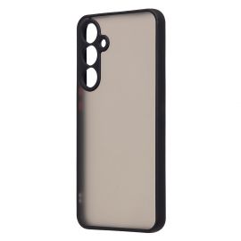 Чехол для Samsung SM-M556B (Galaxy M55 5G) пластиковый с окантовкой <черный>
