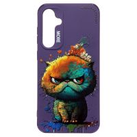 Чехол для Samsung SM-S711B (Galaxy S23 FE) силиконовый (рис. 335/кот) <фиолетовый> ― OnlineBazar.su