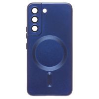Чехол для Samsung SM-S901B (Galaxy S22) силиконовый Matte MagSafe <темно-синий> ― OnlineBazar.su