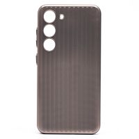 Чехол для Samsung SM-S911B (Galaxy S23) пластиковый рифленый <титановый> ― OnlineBazar.su