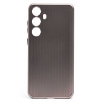 Чехол для Samsung SM-S921B (Galaxy S24) пластиковый рифленый <титановый> ― OnlineBazar.su