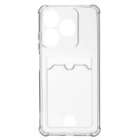 Чехол для Tecno Spark 10 (KI5q) силиконовый с картхолдером №2 <черный> ― OnlineBazar.su