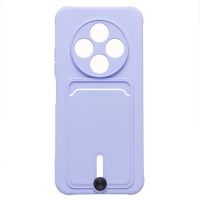 Чехол для Tecno Spark 30C (KL5n) силиконовый с картхолдером №4 <светло-фиолетовый> ― OnlineBazar.su