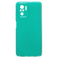 Чехол для Xiaomi M2101K7BL силиконовый с блестками №3 <мятный> ― OnlineBazar.su