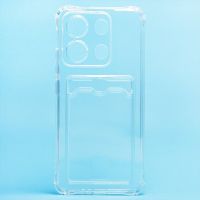 Чехол для Xiaomi Redmi Note 13 силиконовый с картхолдером №2 <прозрачный> ― OnlineBazar.su