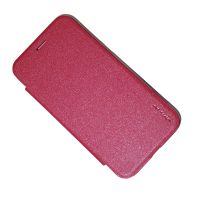 Чехол для Asus ZenFone 2 Zoom (ZX551ML) флип боковой пластик-кожзам Nillkin Sparkle <красный> ― OnlineBazar.su