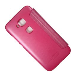 Чехол для Huawei RIO-L01 флип боковой пластик-кожзам с окошком Nillkin Sparkle <красный>