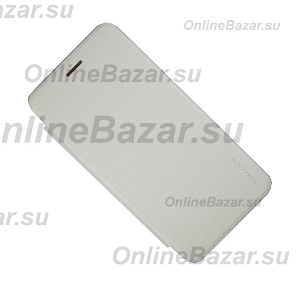 Чехол для Huawei Y5 II флип боковой пластик-кожзам Nillkin Sparkle <белый> ― OnlineBazar.su