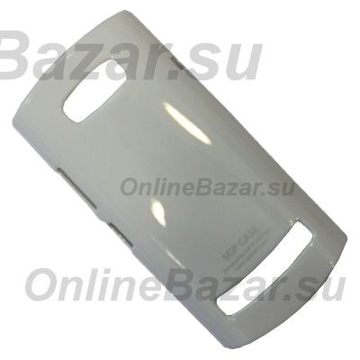 Чехол для Nokia 303 Asha задняя крышка пластик лакированный SGP Case Ultra Slider <белый> ― OnlineBazar.su