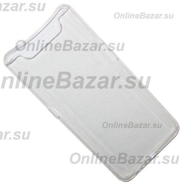 Чехол для Samsung SM-A805F (Galaxy A80) силиконовый ультратонкий <прозрачный> ― OnlineBazar.su