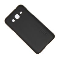 Чехол для Samsung SM-J200F (Galaxy J2) задняя крышка пластик ребристый Nillkin <черный> ― OnlineBazar.su