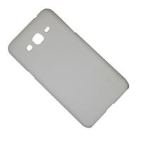 Чехол для Samsung SM-J320F (Galaxy J3 2016) задняя крышка пластик ребристый Nillkin <белый> ― OnlineBazar.su