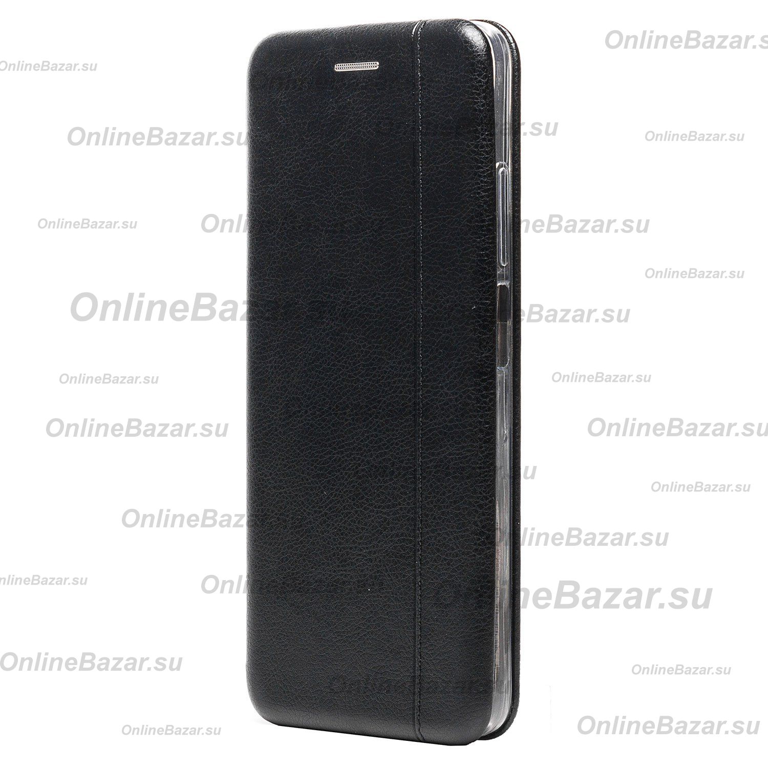 Чехол для Honor X8 (TFY-LX1) флип боковой кожзам №3 <черный> ― OnlineBazar.su