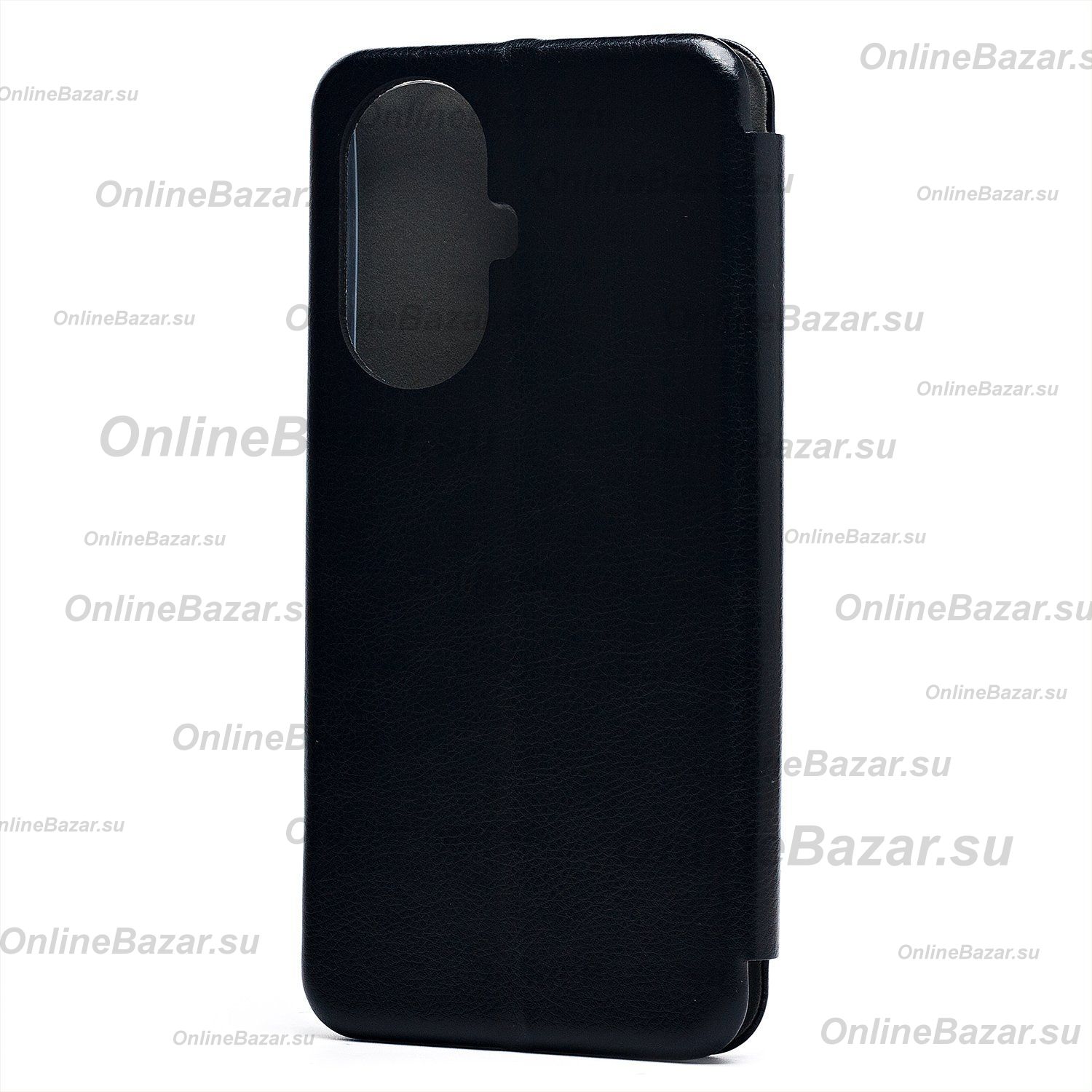 Чехол для Huawei Nova 12s флип боковой кожзам №3 <черный> ― OnlineBazar.su