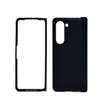Чехол для Samsung SM-F946B (Galaxy Z Fold 5) пластиковый FLIP Lychee <черный> ― OnlineBazar.su