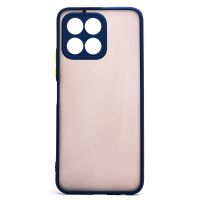 Чехол для Huawei Honor X8 5G пластиковый с окантовкой <темно-синий> ― OnlineBazar.su