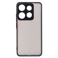 Чехол для Infinix Smart 7 (X6515) пластиковый с окантовкой <черный> ― OnlineBazar.su