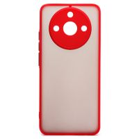 Чехол для Realme RMX3636 пластиковый с окантовкой <красный> ― OnlineBazar.su
