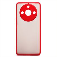Чехол для Realme 11 Pro+ 5G пластиковый с окантовкой <красный> ― OnlineBazar.su